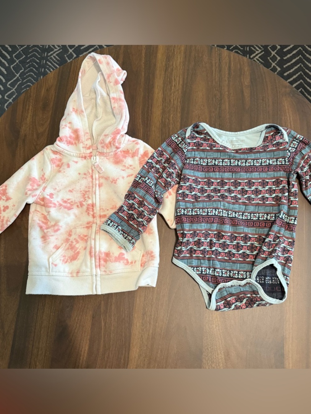 Baby girl onesie and jacket